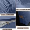acxily Triangle Reading Cushion with a button-180*50*20cm, Wedge Headboard Pillows - 3 of 4