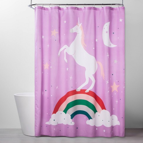 unicorn shower curtain