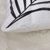 PiccoCasa Polyester Blend Soft Decorative Pillow Cover Black Grass 18" x 18" 1 Pc - 4 of 4