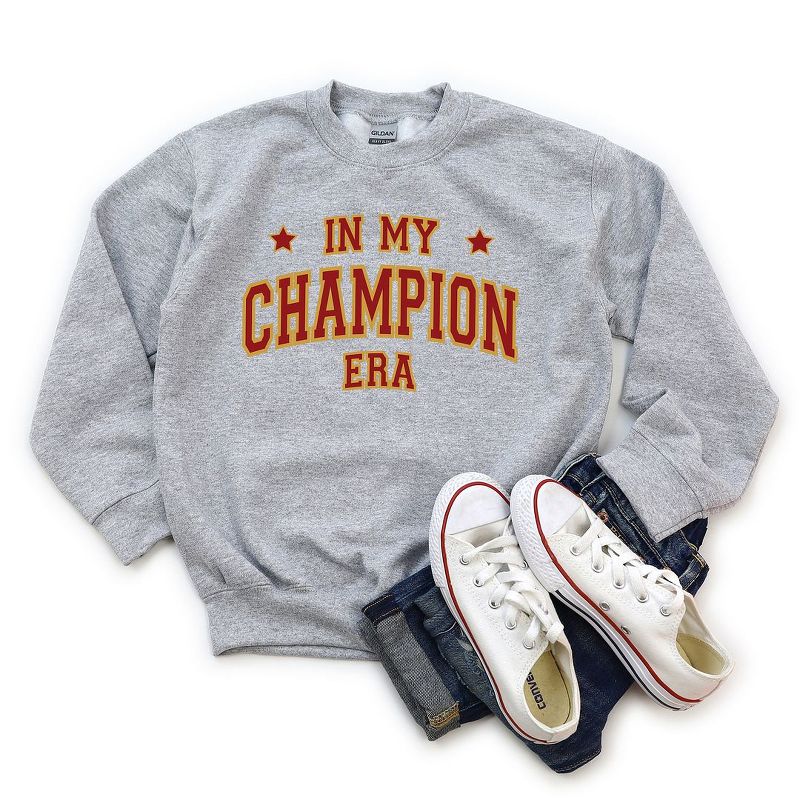 The Juniper Shop Maroon In My Champion Era Youth Graphic Sweatshirt, 2 of 3