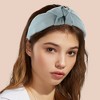Unique Bargains Women's Knotted Elastic Non-slip Solid Colors Headband 1 Pc - 3 of 4