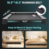 Walking Pad, 2.5 HP Under Desk Treadmill, 300 Lbs Capacity Portable Walking Treadmill with Remote Control, 41.3 x 16.5 inch Walking Jogging Machine - 4 of 4