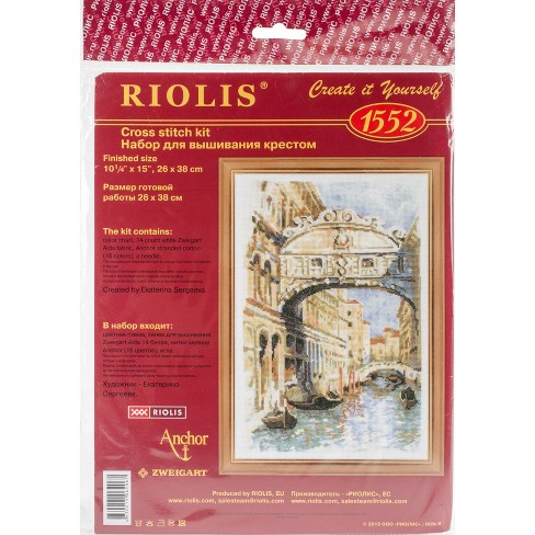 Riolis Counted Cross Stitch Kit 8.5x11.75-purple Allium (14 Count) :  Target