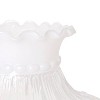Aladdin Oil Lamp Glass Shade Fits 10 in Shade Ring Base, Diffuses, Softens and Disperses Light, White Frosted Glass - 2 of 4