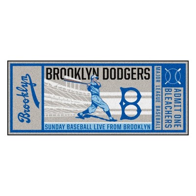 MLB Los Angeles Dodgers 1944 30"x72" Retro Ticket Runner Mat