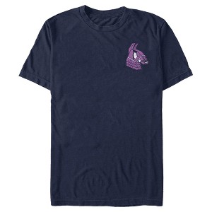 Men's Fortnite Llama Pinatas Pocket Logo T-Shirt - 1 of 4