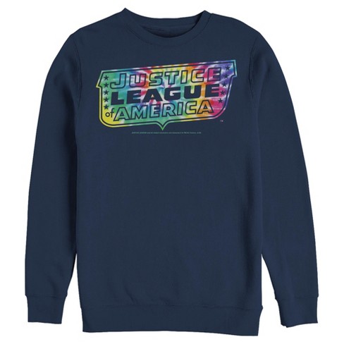 Men's Justice League Tie Dye Squad Sweatshirt - image 1 of 4