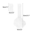 INSPIRE CHIC Women's Velvet Tulle Puff Oversized Ruffled Opera Gloves - 2 of 4