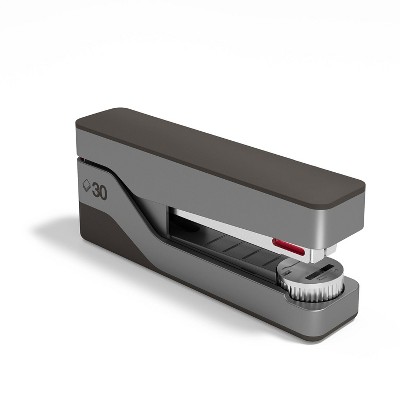 MyOfficeInnovations Premium Desktop Stapler 30-Sheet Capacity GY/RD