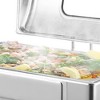 9 Qt Chafing Dish Buffet Set, Stainless Steel Rectangular Hydraulic Dining Stove with Viewing Lid - 2 of 4