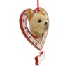 Kurt S. Adler 4.5 Inch Dog In Heart W/ Bone Canine Best Friend Tree Ornaments - 2 of 2