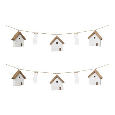 House and Tube Vase String Garland (Set of 2)