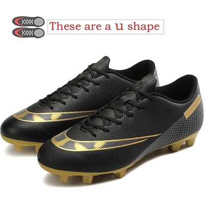 Probe Hues Unisex Soccer Cleats for Big Kids, Outdoor Firm Ground Shoes