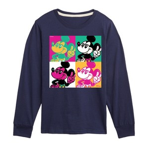 Boys' - Disney - Warhol Pop Art Long Sleeve Graphic T-Shirt - 1 of 4