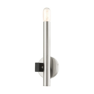 Livex Lighting Helsinki 1 - Light Wall Light in  Brushed Nickel