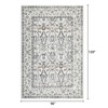 8x10 Vintage Persian Washable Rug - Ultra Thin Foldable, Low Pile Non-Shedding (Blue) - 3 of 4