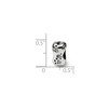 Black Bow Jewelry Sterling Silver Dog Bone Bead Charm - 2 of 3