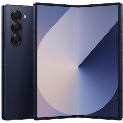 SAMSUNG Galaxy Z Fold 6 AI Cell Phone, 256GB Unlocked Android Smartphone, Handsfree Live Interpreter, AI Photo Edits, Large Screen, 2024, Navy