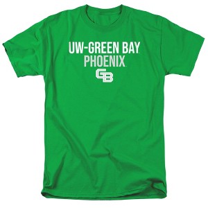 Men's University of Wisconsin Green Bay Official Stacked T-Shirt Stacked - 1 of 4