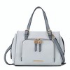 MKF Collection Elise Vegan Leather Color-block Women’s Satchel Bag by Mia K - 2 of 4