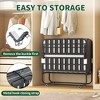 KWPZQEB Folding Bed with Mattress for Adults, Twin Size, Portable Foldable Bed with Luxurious Memory Foam Mattress & Metal Frame, Fold Up & Hideaway - 3 of 4