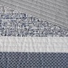 Sapphtopaz Comforter Set Bedding Comforter Set Reversible Simple Jacquard Stripe Design and Solid Color Quilt Set 6 Piece - 2 of 4