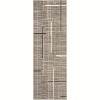 Washable Modern Interwoven Lines Rug Low Pile Stain Resistant Area Rug with Non-Slip Backing for Living Room, Bedroom, Home Office, Entryway Kitchen - 2 of 4