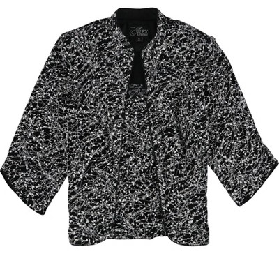 Alex Evenings Womens 2-Piece One Button Blazer Jacket