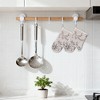 REGALWOVEN Sets 2 Pcs Heat Resistant Kitchen Oven Mitts and Pot Holders for Baking - 2 of 4