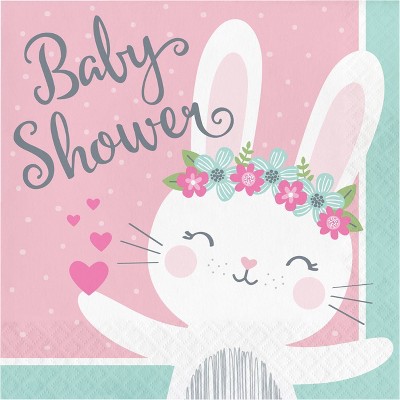 printed napkins baby shower