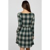 PinkBlush Forest Green Plaid Knit Maternity Dress - 4 of 4