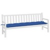 vidaXL Garden Bench Cushion Royal Blue 78.7"x19.7"x2.8" Oxford Fabric - 3 of 4