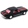 1967 Chevrolet Camaro Z-28 Black with Red Stripes 1/43 Diecast Model Car by Road Signature - 3 of 3