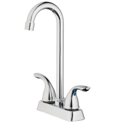 OakBrook Pacifica Two Handle Chrome Bar Faucet
