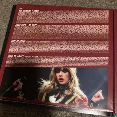 Red Taylors Version - Exclusive Limited Edition Red Colored Vinyl 4LP: CDs  & Vinyl 