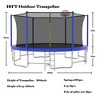 BestParts 16FT Outdoor Trampoline with Basketball Hoop & Balance Bar – ASTM Approved Safety Enclosure - 2 of 4
