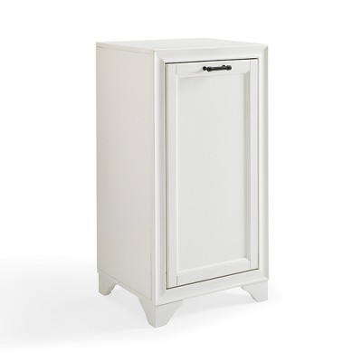 Tara Linen Hamper Decorative Wall Cabinet White - Crosley