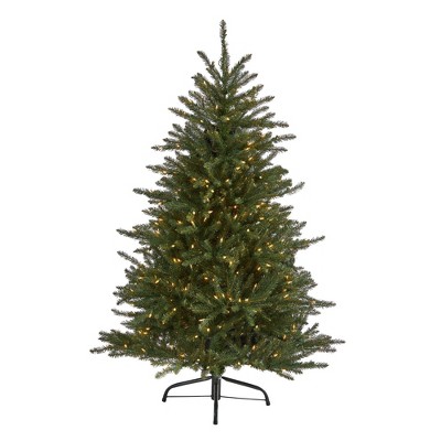 Nearly Natural 5’ Napa Valley Fir Prelit Artificial Chrstmas Tree