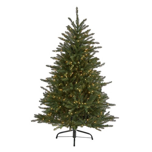 Nearly Natural 5’ Napa Valley Fir Prelit Artificial Chrstmas Tree : Target