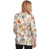 Alfred Dunner Womens Tropical Bird Button Front Top - 2 of 4