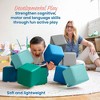 ECR4Kids SoftZone Patchwork Toddler Building Blocks, 12-Piece - 4 of 4