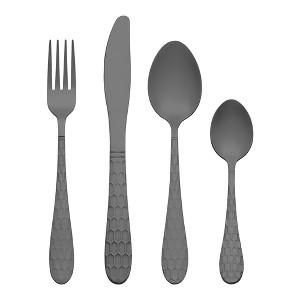 REGALWOVEN Stainless Steel Mirror Polished Silverware Set Flatware Set 16 Pieces - 1 of 4