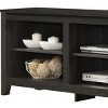 GlasFlength TV Stands and Consoles Entertainment Center with Open Shelves and Cable Management for Living Room, Black, 15.5"*70"*23" - 4 of 4