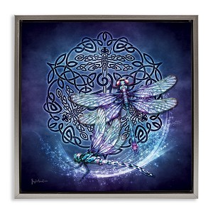 Stupell Industries Dragonfly & Celtic Knot, 18" x 18" - 1 of 4