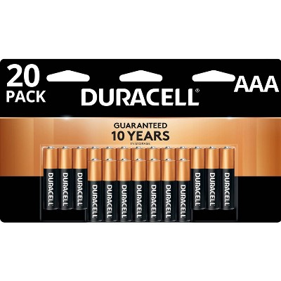 Duracell Coppertop AAA Batteries - 20 Pack Alkaline Battery