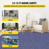VEVOR Marine Carpet 6ft x 13.1ft Marine Carpeting Marine Grade Carpet for Boats with Waterproof Back Outdoor Rug for Patio Porch Deck Garage,Deep Blue - 3 of 4