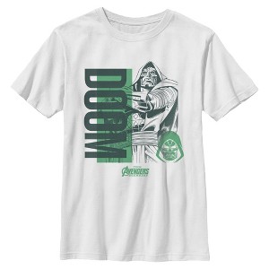 Avengers: Doomsday Boys Doctor Doom Icon Short Sleeve T-Shirt - White ...