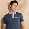 Lands' End Men's Short Sleeve Tipped Welt Pocket Supima Polo - 4 of 4
