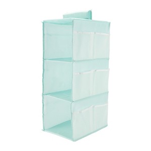 Unique Bargains 3-Shelf Closet Hanging Organizer with Magic Tapes - 1 of 4