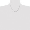 Black Bow Jewelry 2.5mm Stainless Steel Spiga Link Chain Necklace - 2 of 4